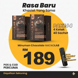 COKLAT MADAD 4 KOTAK (FREE TUMBLER)